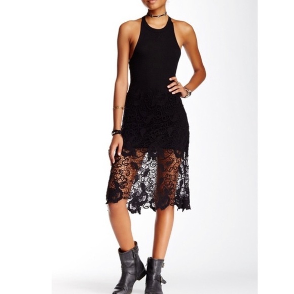 Free People Dresses & Skirts - Free people Nora lace knit crochet dress
